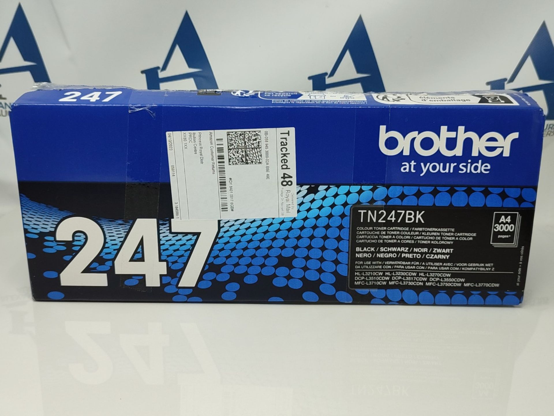 RRP £76.00 Brother TN-247BK Toner Cartridge, Black, Single Pack, High Yield, Includes 1 x Toner C - Image 3 of 3