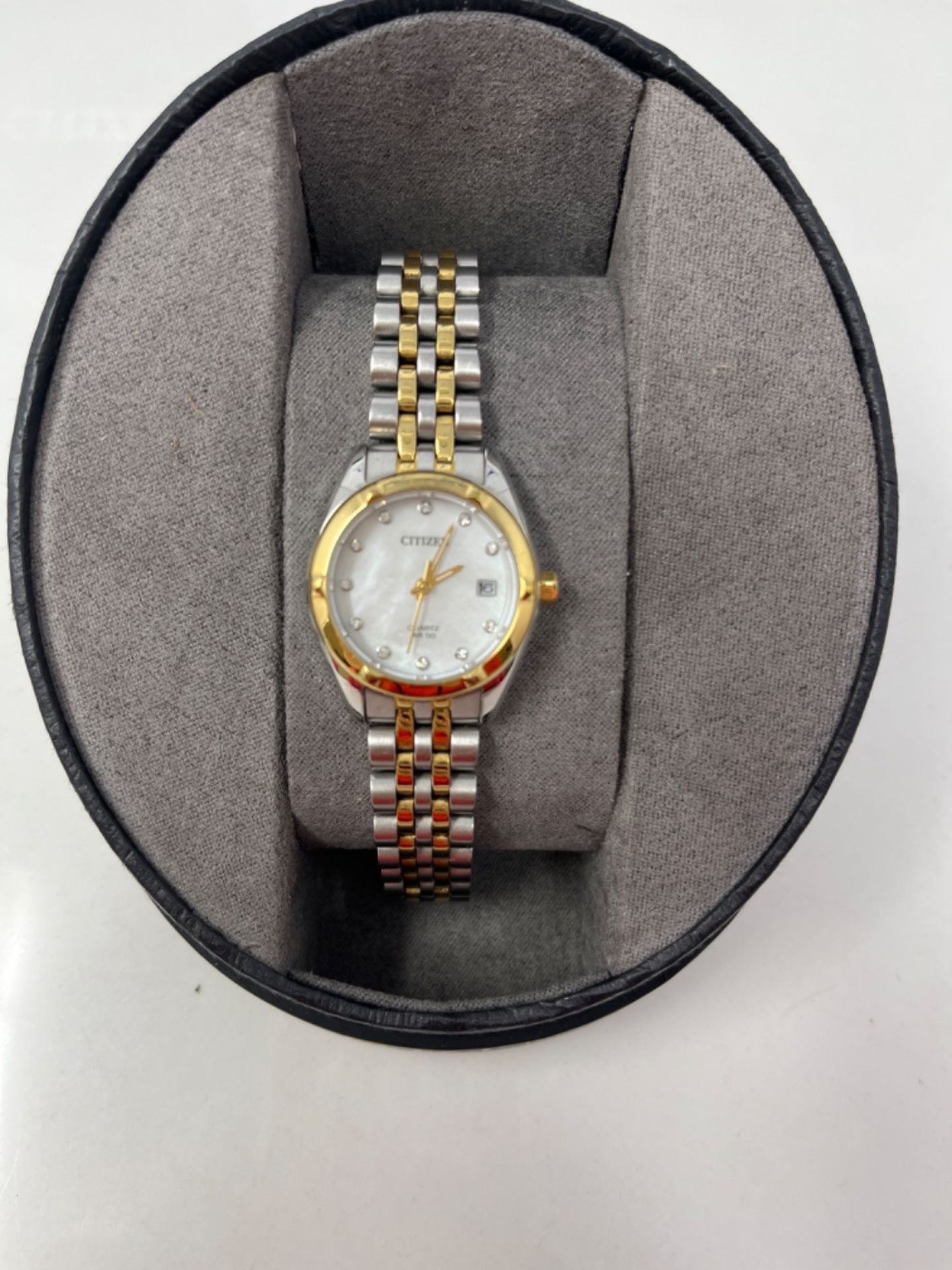 RRP £139.00 CITIZEN L QUARTZ TWO TONE MOP CRYSTAL MA - Image 3 of 3