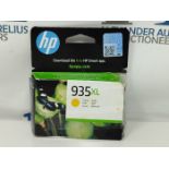 HP C2P26AE 935XL High Yield Original Ink Cartridge, Yellow, Single Pack, Packaging may