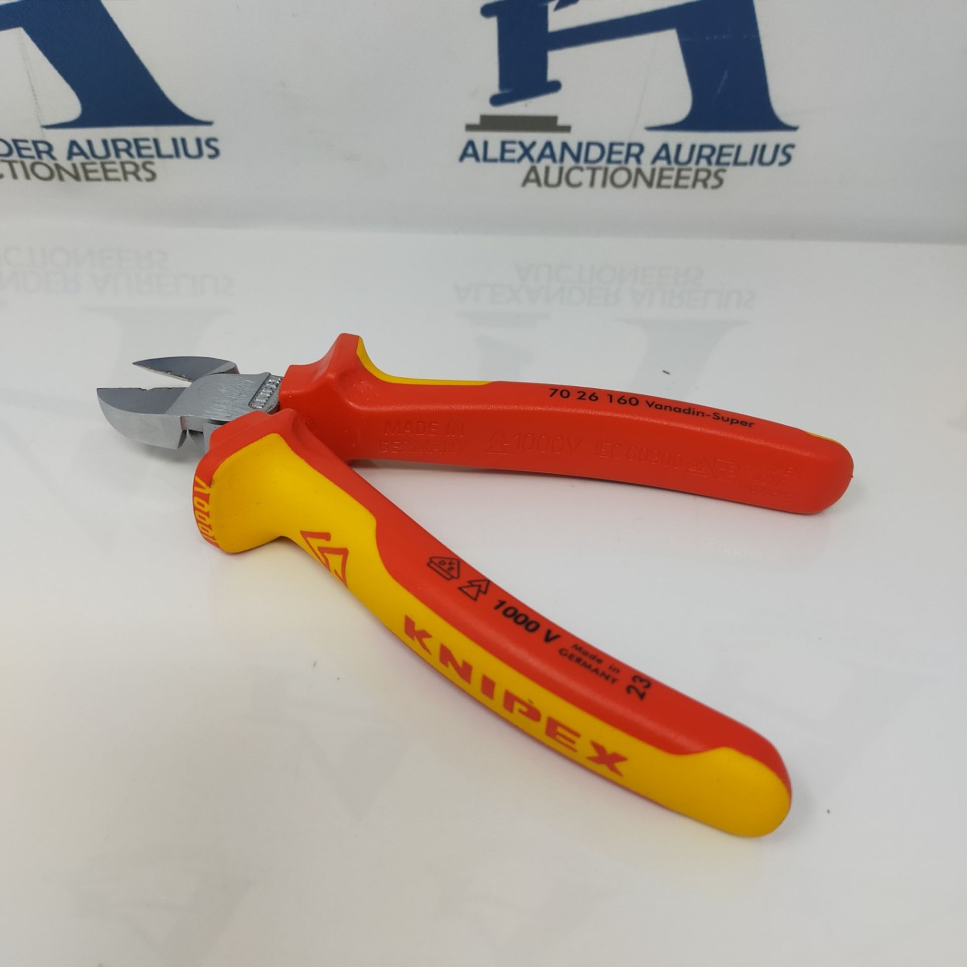 Knipex Diagonal Cutter chrome-plated, insulated with multi-component grips, VDE-tested