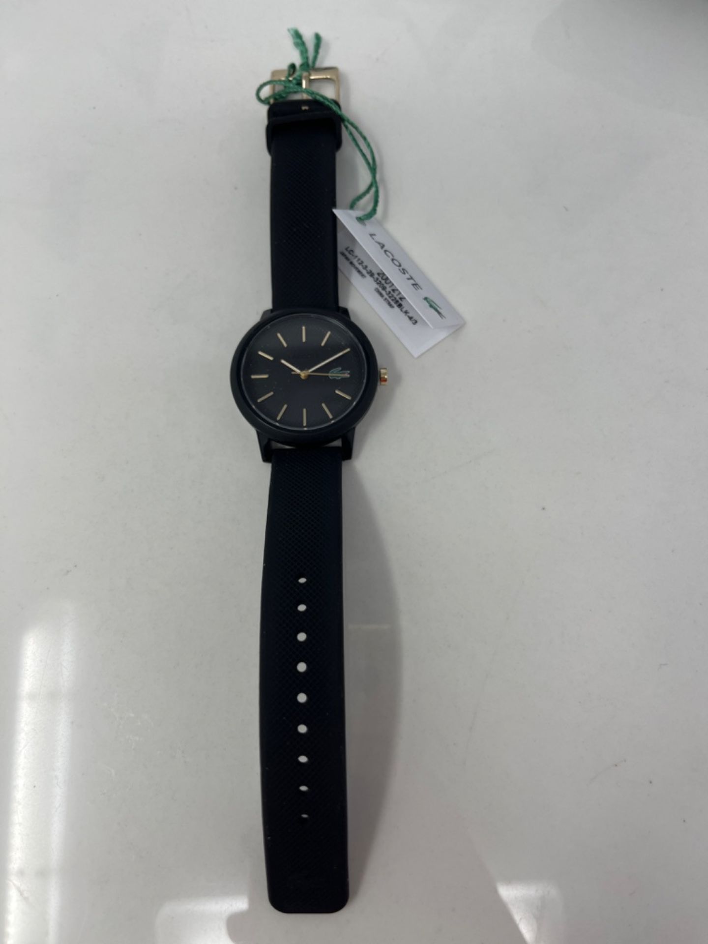 RRP £79.00 Lacoste Unisex Analog Quartz Watch with Silicone Strap - Image 3 of 3