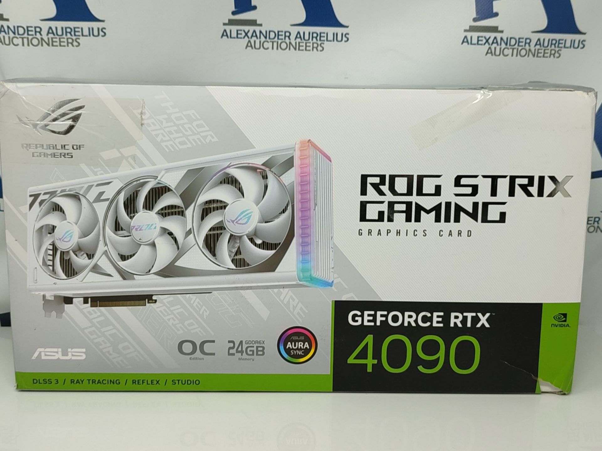 RRP £1988.00 ASUS ROG Strix GeForce RTX 4090 OC Edition Gaming Graphics Card White (PCIe 4.0, 24GB - Image 2 of 3