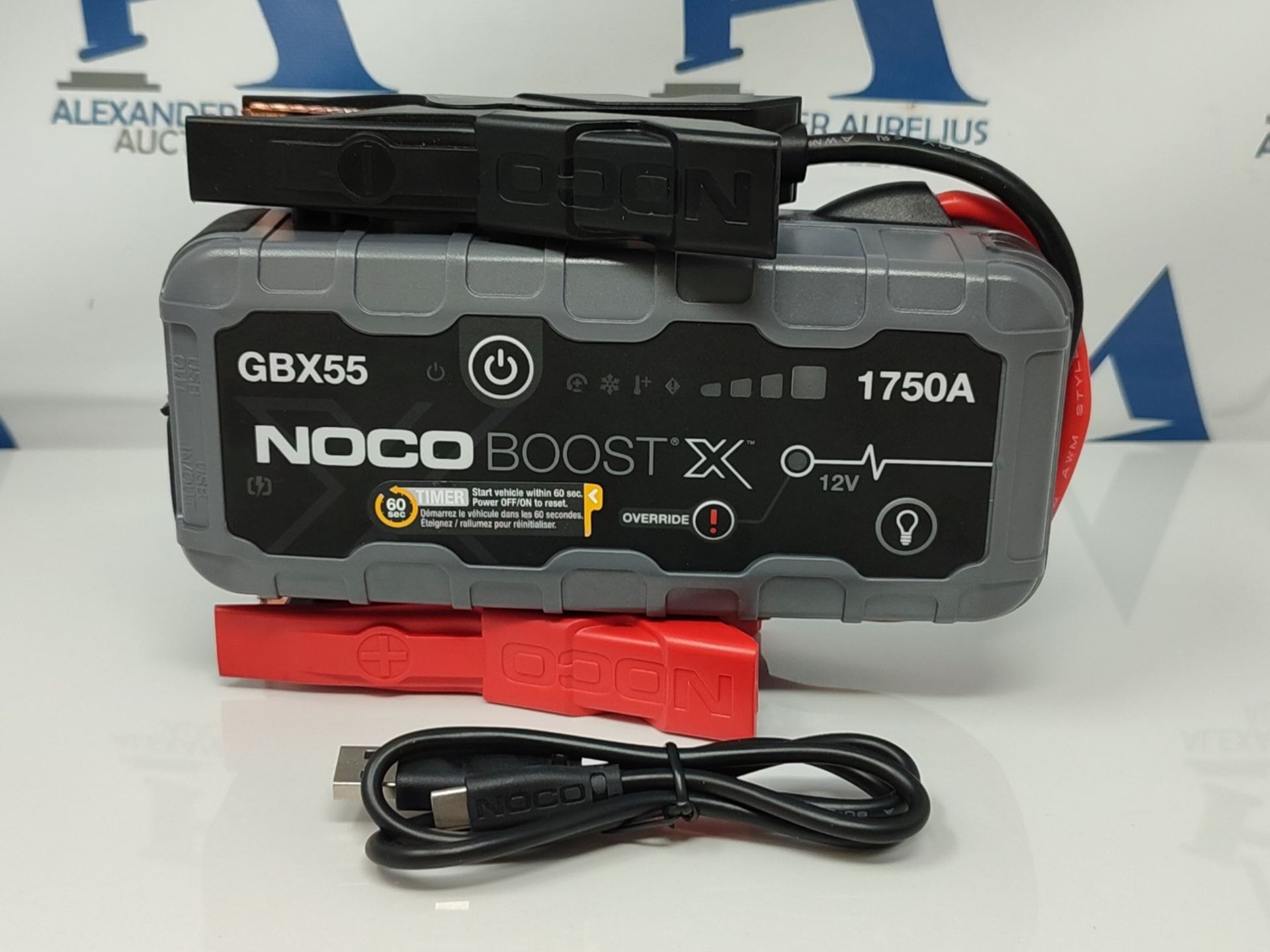 RRP £160.00 NOCO Boost X GBX55 12V UltraSafe Portable Lithium Car Jump Starter, Heavy-Duty Battery - Image 3 of 3