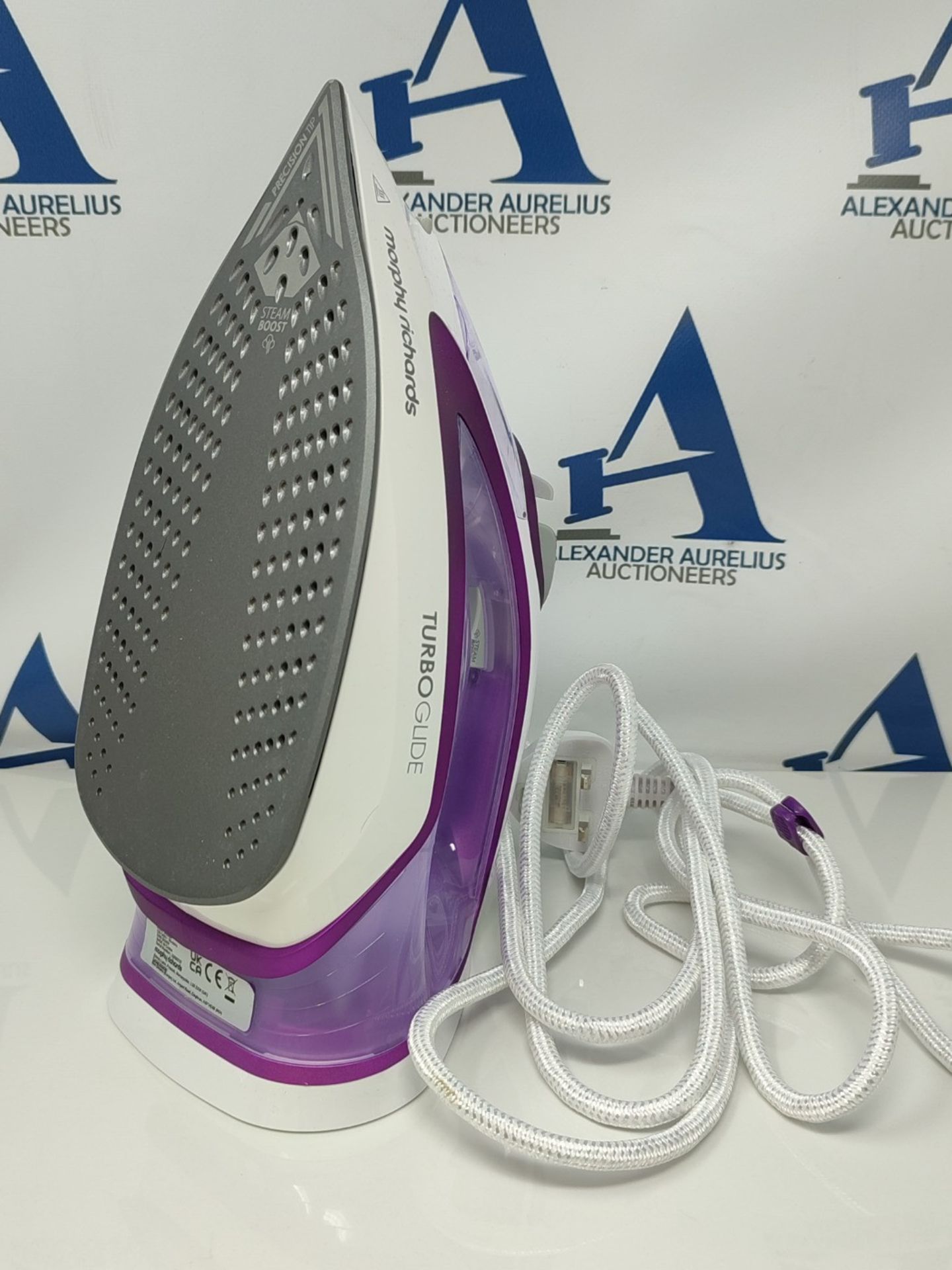 Morphy Richards 302000 Turbo Glide Steam Iron, 3 m Cable, 150 g Steam Shot, Auto Shut - Image 3 of 3