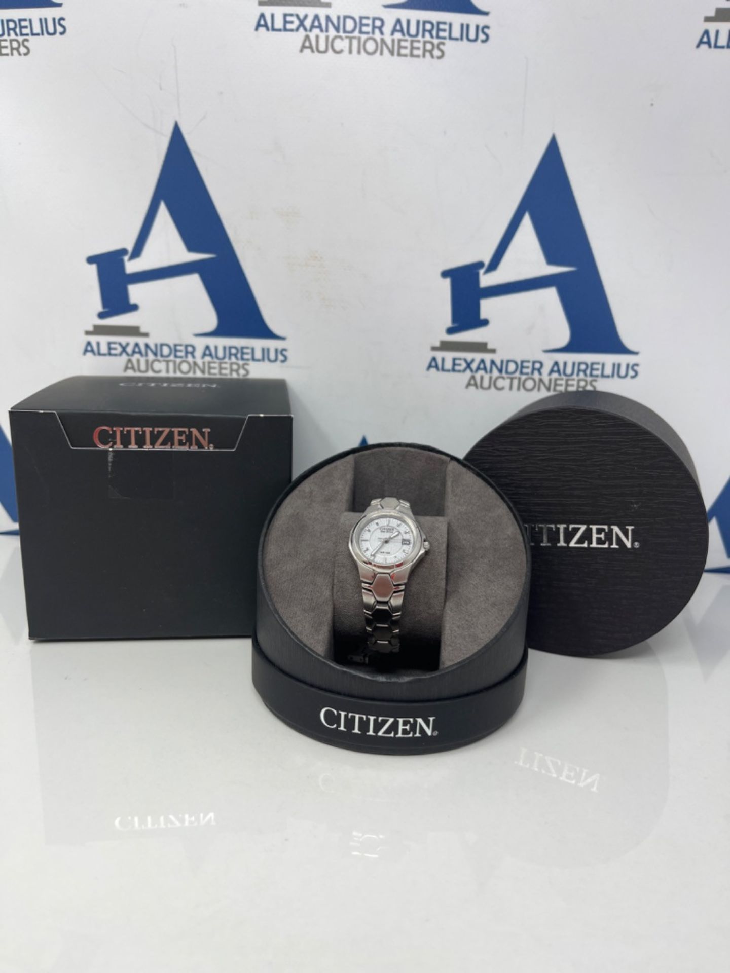 RRP £119.00 Citizen Ladies Eco-Drive Silver Tone Bracelet Watch