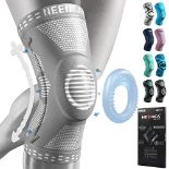 NEENCA Knee Brace,Knee Compression Sleeve Support with Patella Gel Pad & Side Stabiliz