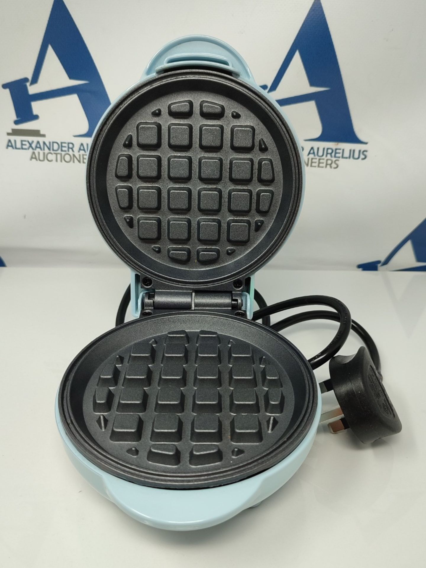 Giles & Posner EK4214GSBL Mini Waffle Maker  Non-Stick Waffle Iron Machine, For Bel - Image 3 of 3