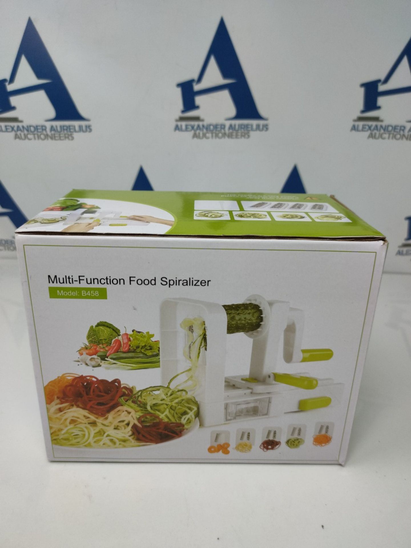 Sedhoom Direct B458 Spiralizer 5-Blade Vegetable Spiralizer Foldable Spiral Slicer Zuc - Image 2 of 3