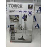 Tower T513005 Pro XEC20 Corded 3-in-1 Vacuum Cleaner with Cyclonic Suction, Built-in H