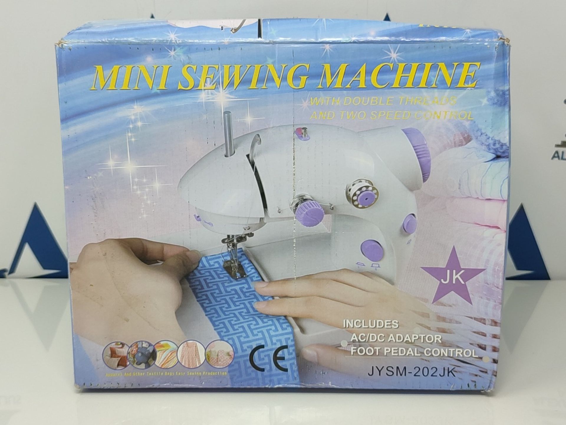 Mini Sewing Machine, Household Sewing Machine with Extension Table, Portable Sewing Ma