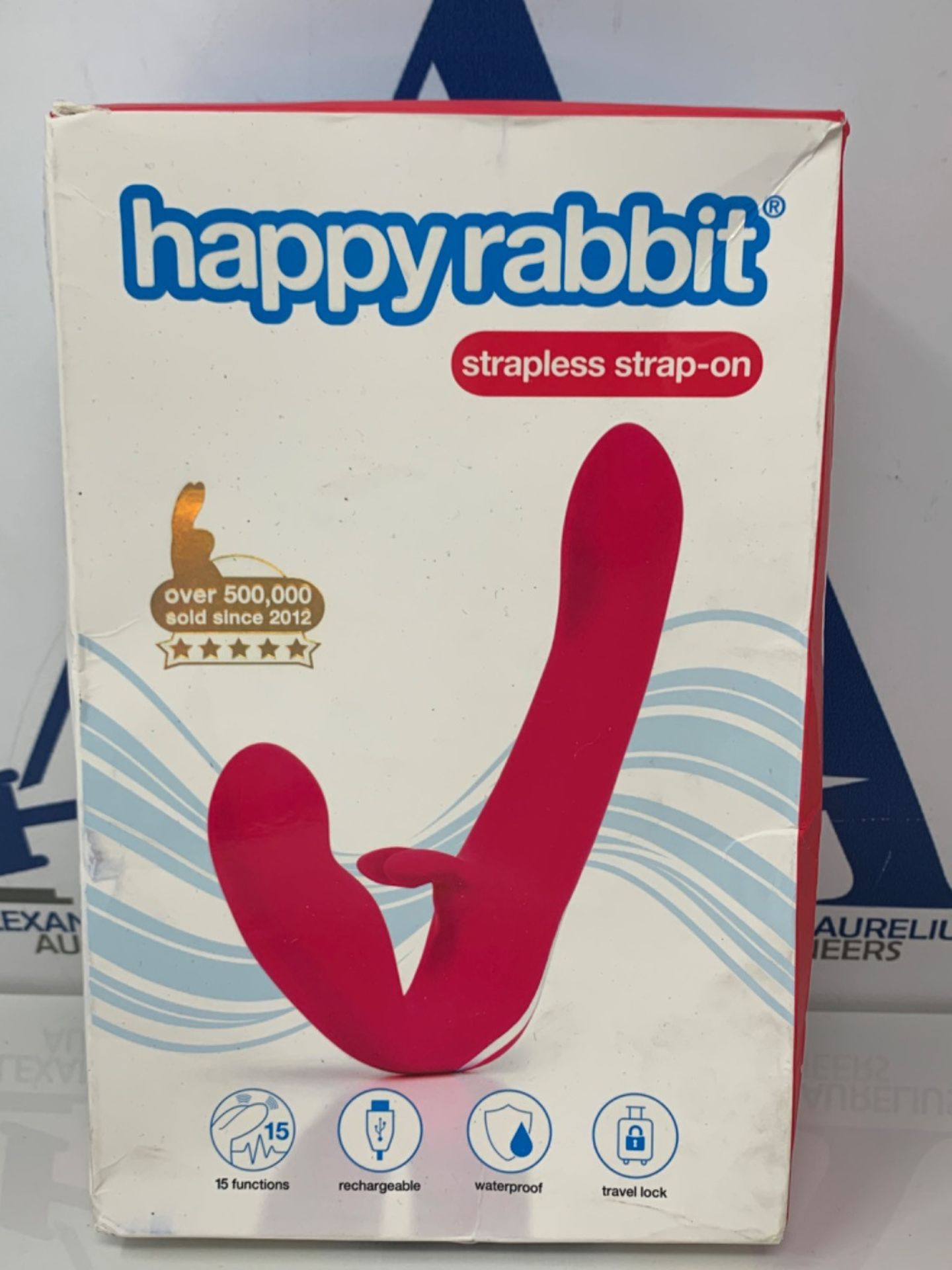 RRP £65.00 Love Honey Happy Rabbit Recharge Strapless Strap-On Vibrator Dildo - Image 2 of 3