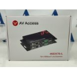 RRP £86.00 AV Access HDBaseT HDMI Extender Up to 70M, 4Kx2K@60/30Hz 1080P@60Hz HDR10 and 3D over