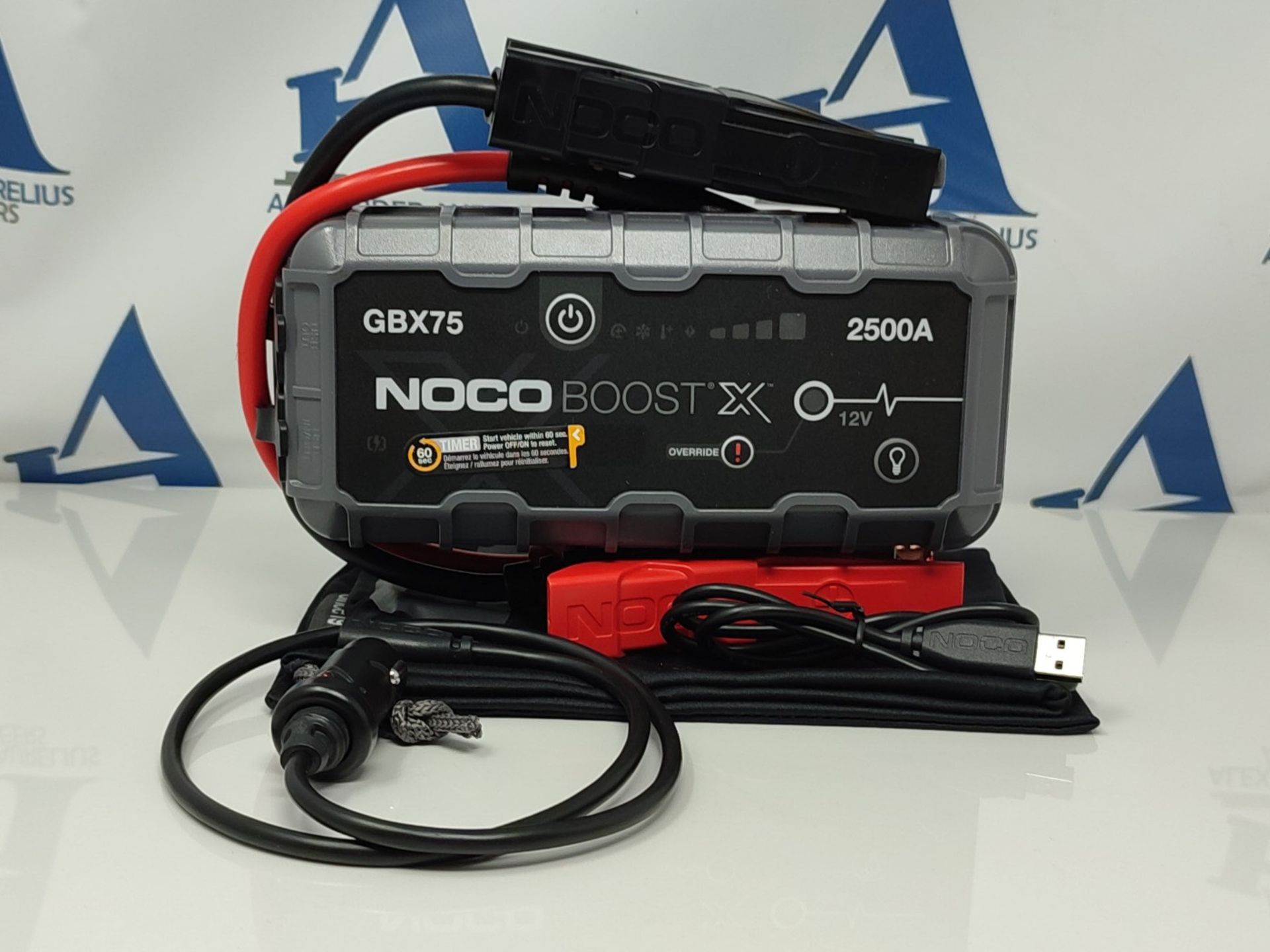 RRP £259.00 NOCO Boost X GBX75 2500A UltraSafe Car Jump Starter, Jump Starter Power Pack, 12V Batt - Image 6 of 15