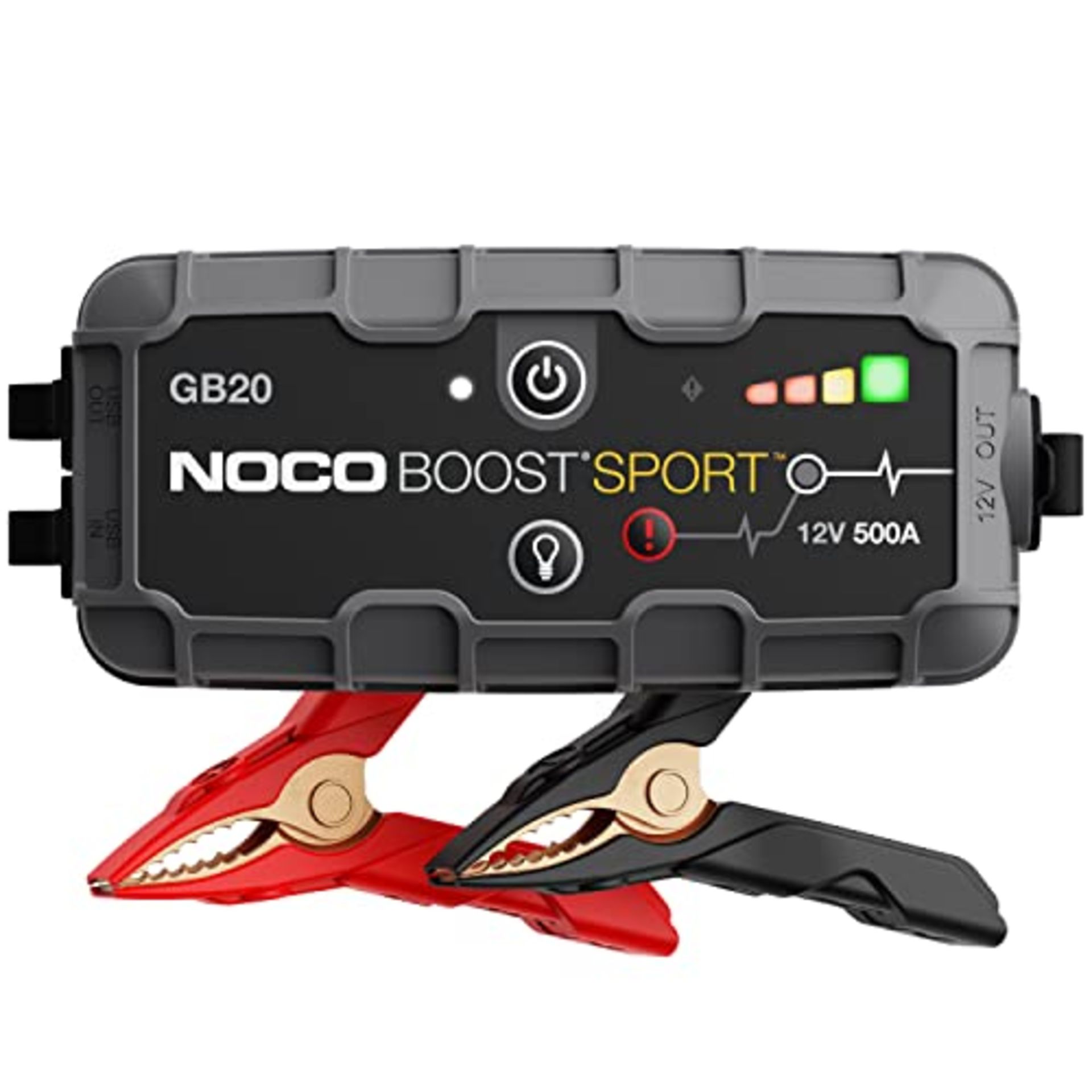 RRP £89.00 NOCO Boost Sport GB20 500A UltraSafe Car Jump Starter, Jump Starter Power Pack, 12V Ba