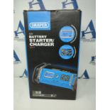 RRP £108.00 Draper 53171 12V 30A Battery Starter/Charger, Blue and Black, One Size