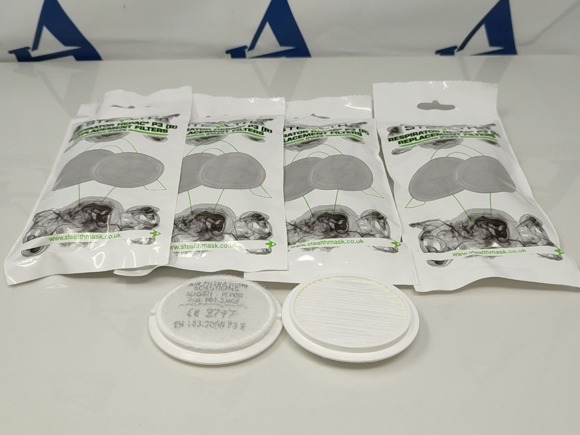 Stealth P3 Respirator Mask - 5 Pack of Replacement Filter Pairs - Image 3 of 5