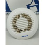 Vent-Axia 427282 100mm Axial Bathroom/Toilet Fan with Timer, 230 V, White