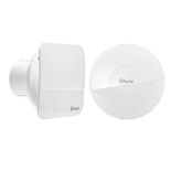 Xpelair C4SR 4" Simply Silent Contour bathroom extractor fan with of square and round