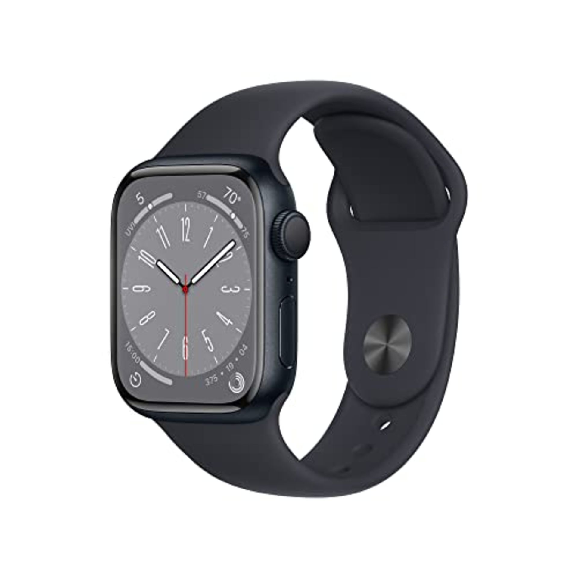 RRP £369.00 Apple Watch Series 8 (GPS 41mm) Smart watch - Midnight Aluminium Case with Midnight Sp - Image 13 of 15