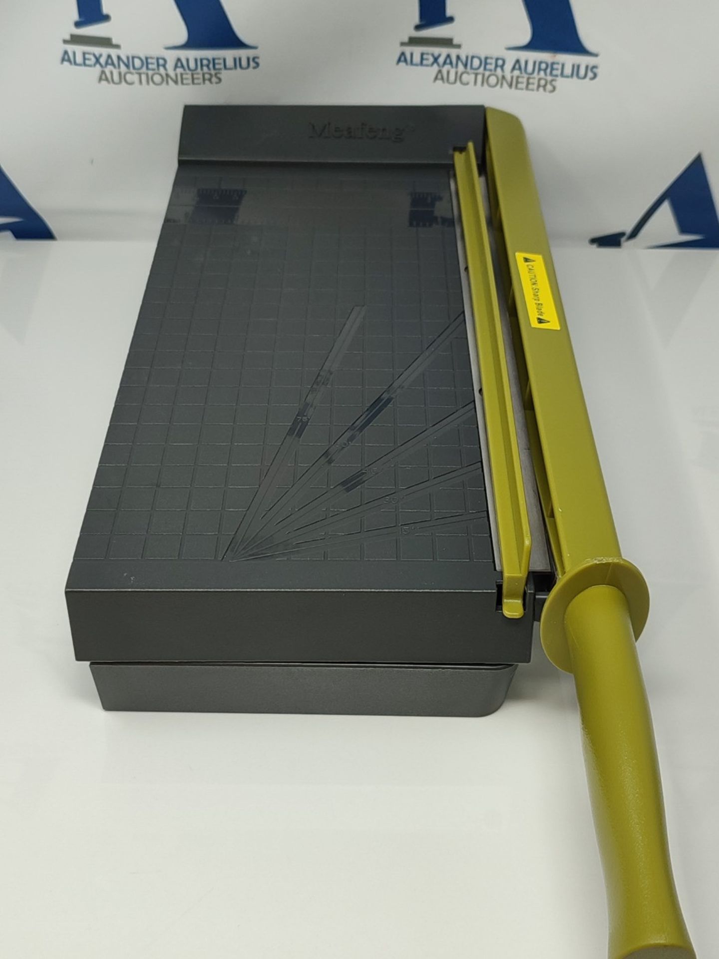 A4 Paper Cutter Guillotine, 12" Cut Length, 16 Sheets Capacity, Portable Stack Paper T - Image 8 of 12