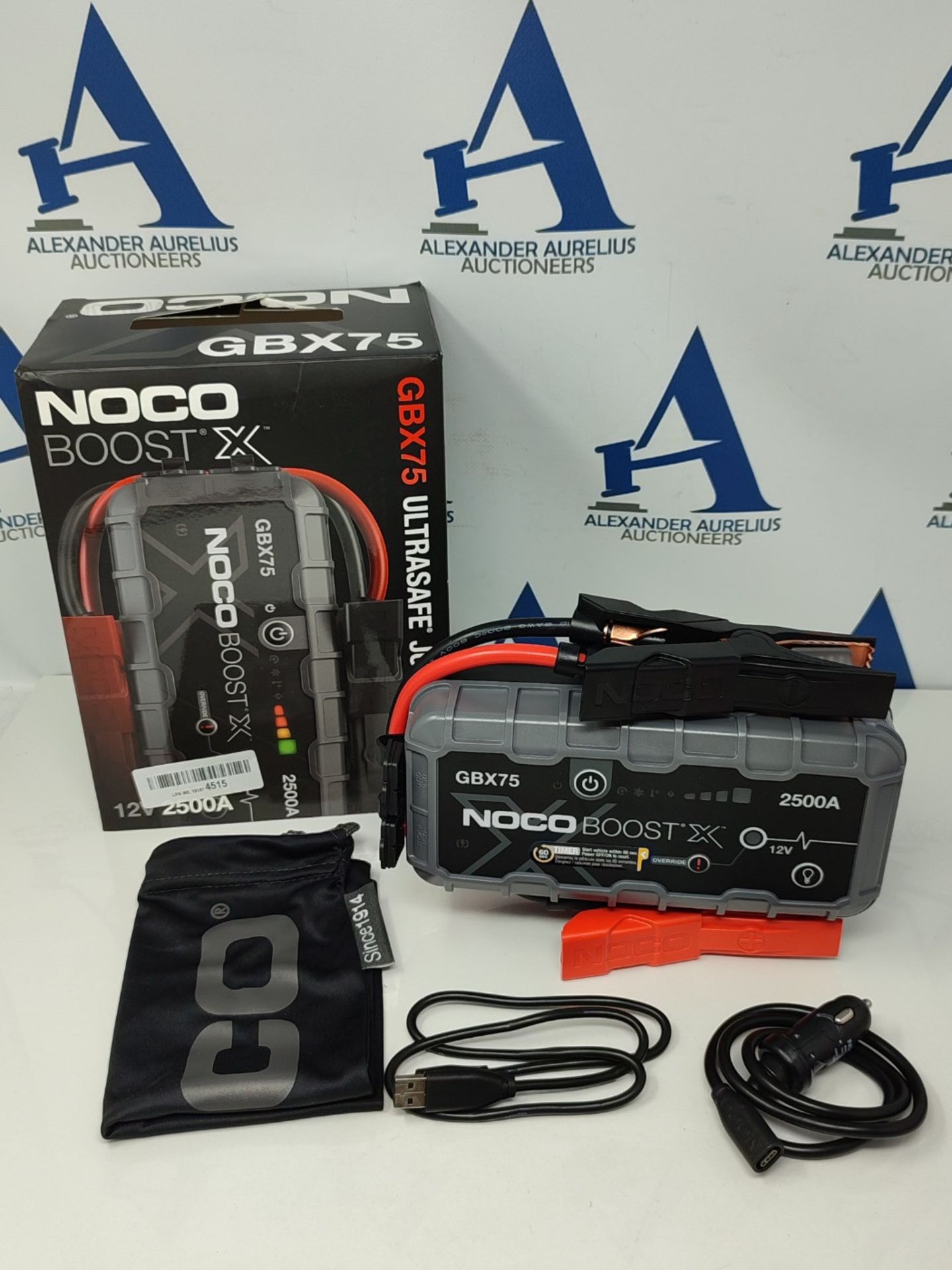 RRP £259.00 NOCO Boost X GBX75 2500A UltraSafe Car Jump Starter, Jump Starter Power Pack, 12V Batt - Image 14 of 15