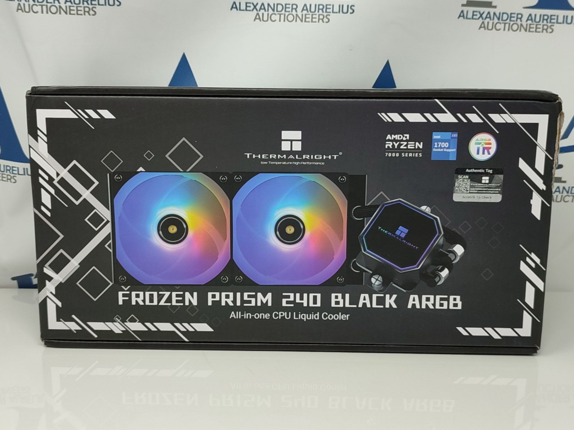 Thermalright Frozen Prism 240 Black ARGB CPU Water Cooler With Dual PWM Fans, Water Pu - Image 14 of 15