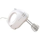 Russell Hobbs Food Collection Hand Mixer with 6 Speed 14451, 125 W - White