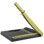 A4 Paper Cutter Guillotine, 12" Cut Length, 16 Sheets Capacity, Portable Stack Paper T