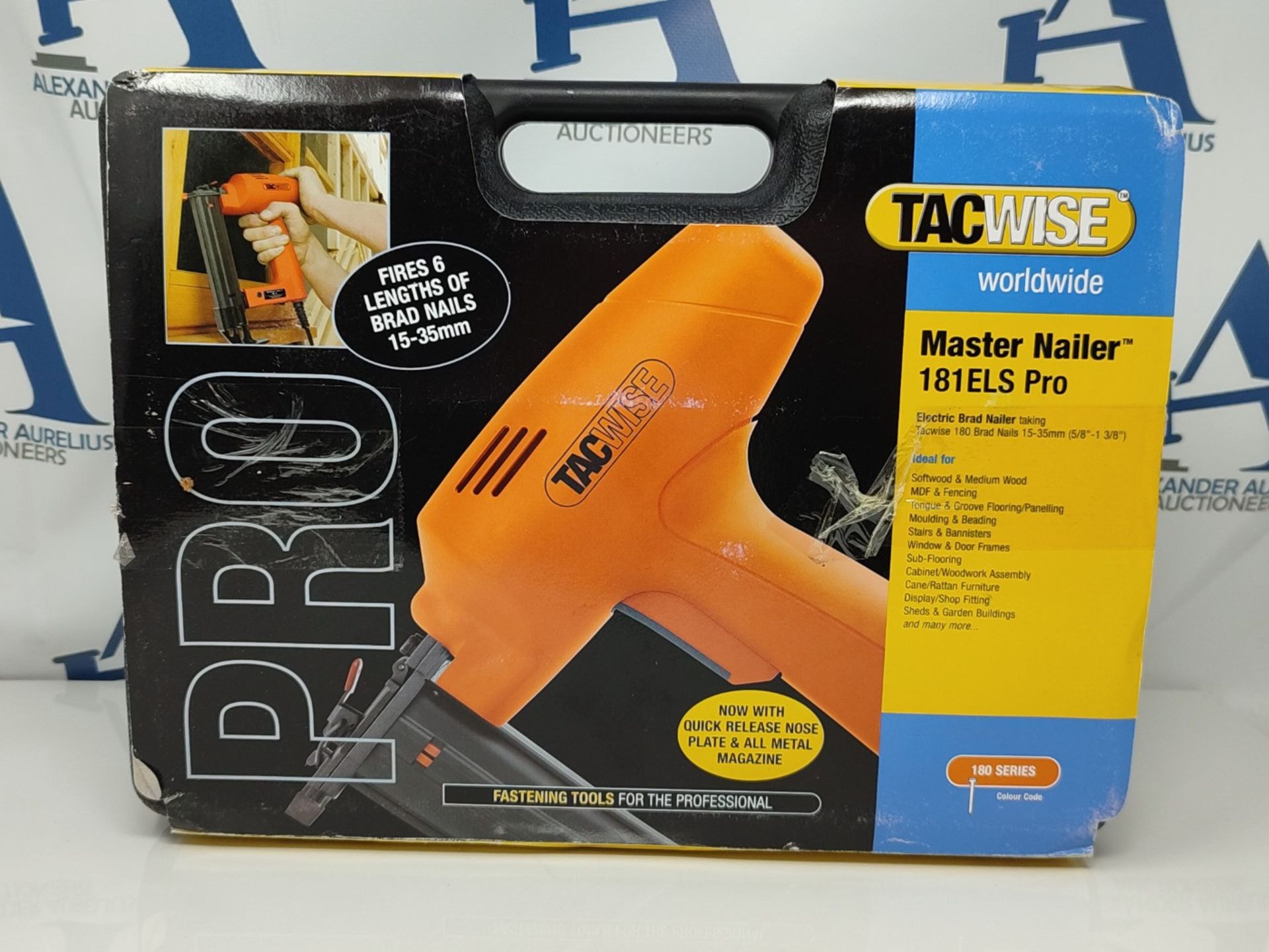 RRP £89.00 Tacwise 1718 Master Nailer 181ELS Pro, Electric Nail Brad Gun with 5000 Nails, Uses Ty - Image 9 of 10