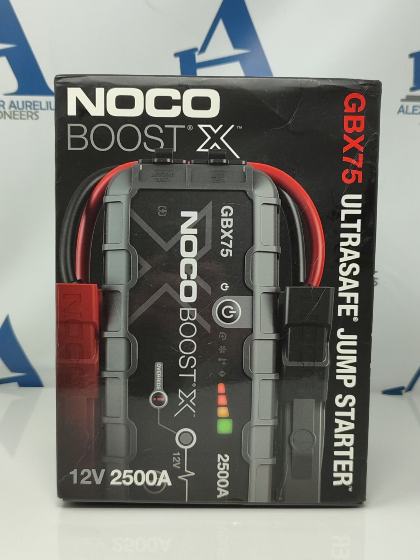 RRP £259.00 NOCO Boost X GBX75 2500A UltraSafe Car Jump Starter, Jump Starter Power Pack, 12V Batt - Image 2 of 15