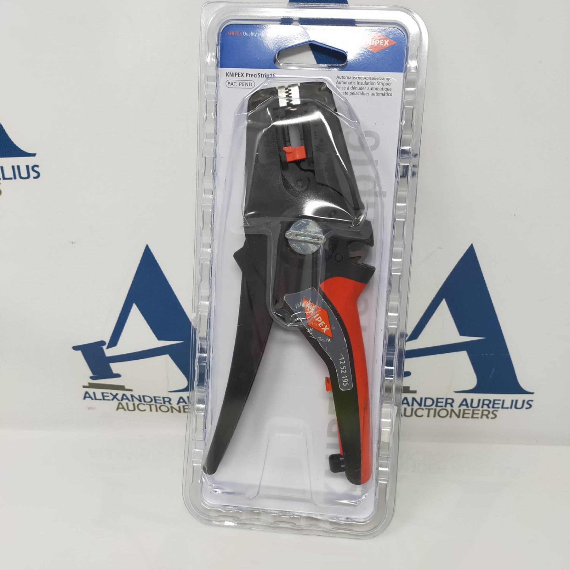 RRP £77.00 Knipex PreciStrip16 Automatic Insulation Stripper 195 mm (self-service card/blister) 1