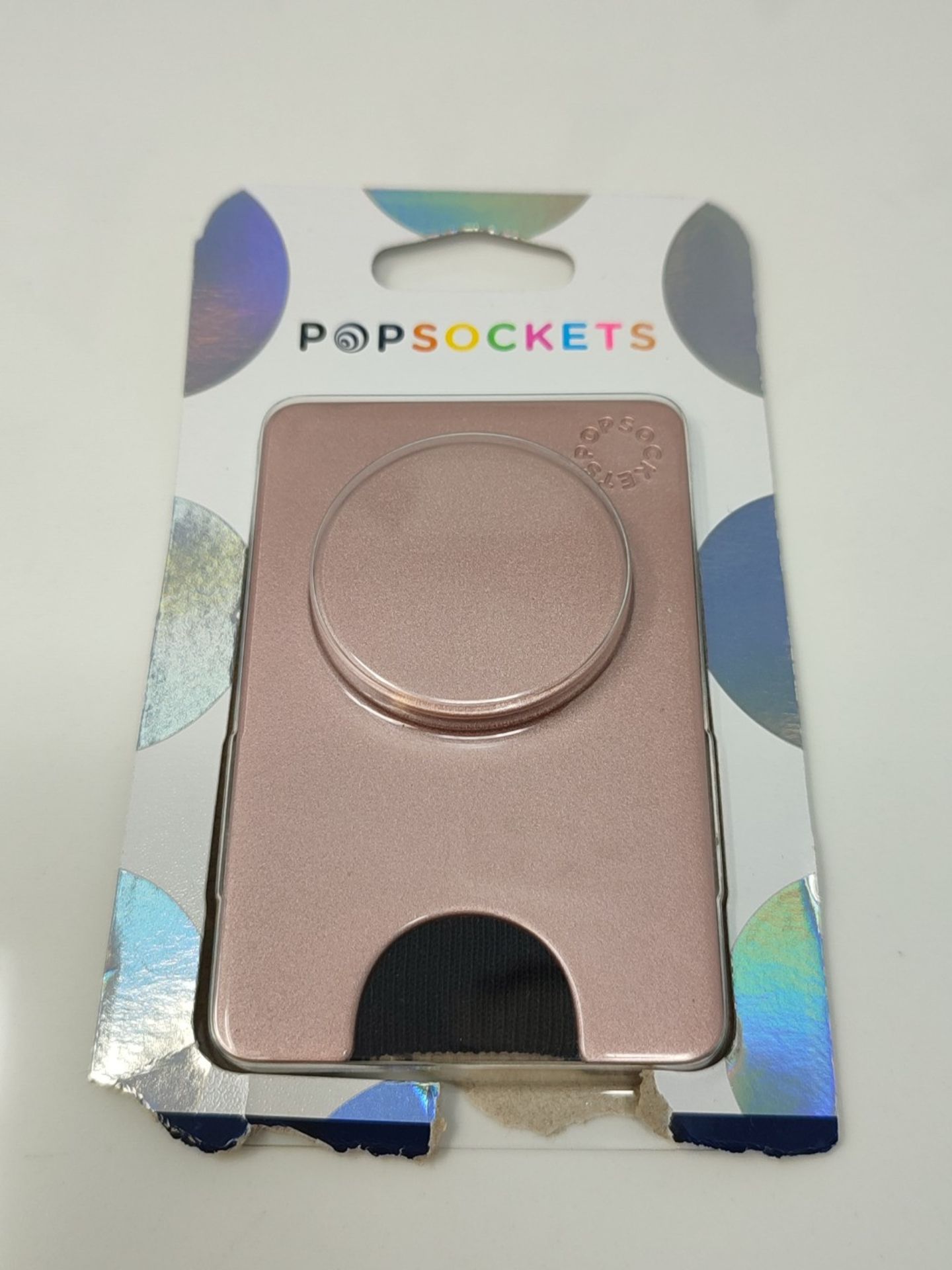 PopSockets PopWallet+ with Integrated Swappable PopTop for Smartphones and Tablets - S - Image 2 of 3