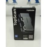 RRP £69.00 TOPDON Topscan OBD2 Scanner Bluetooth, Wireless OBD2 Code Reader with Active Test, 8 R