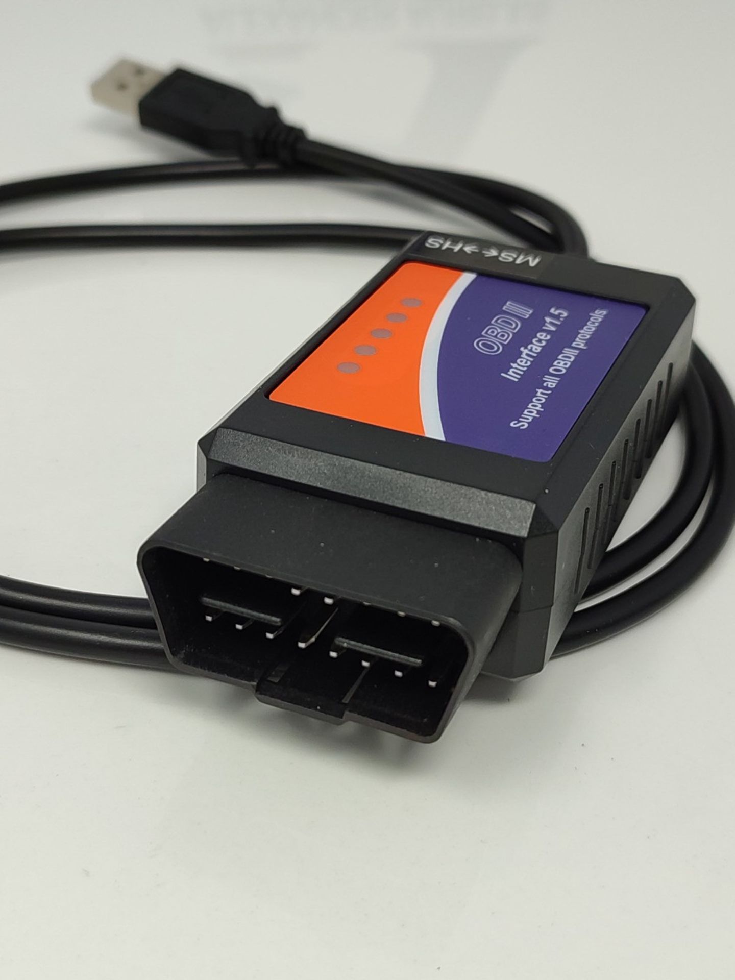 FORScan ELMconfig OBD2 Adapter USB Scanner with MS-CAN/HS-CAN Switch, Professional OBD - Image 2 of 2