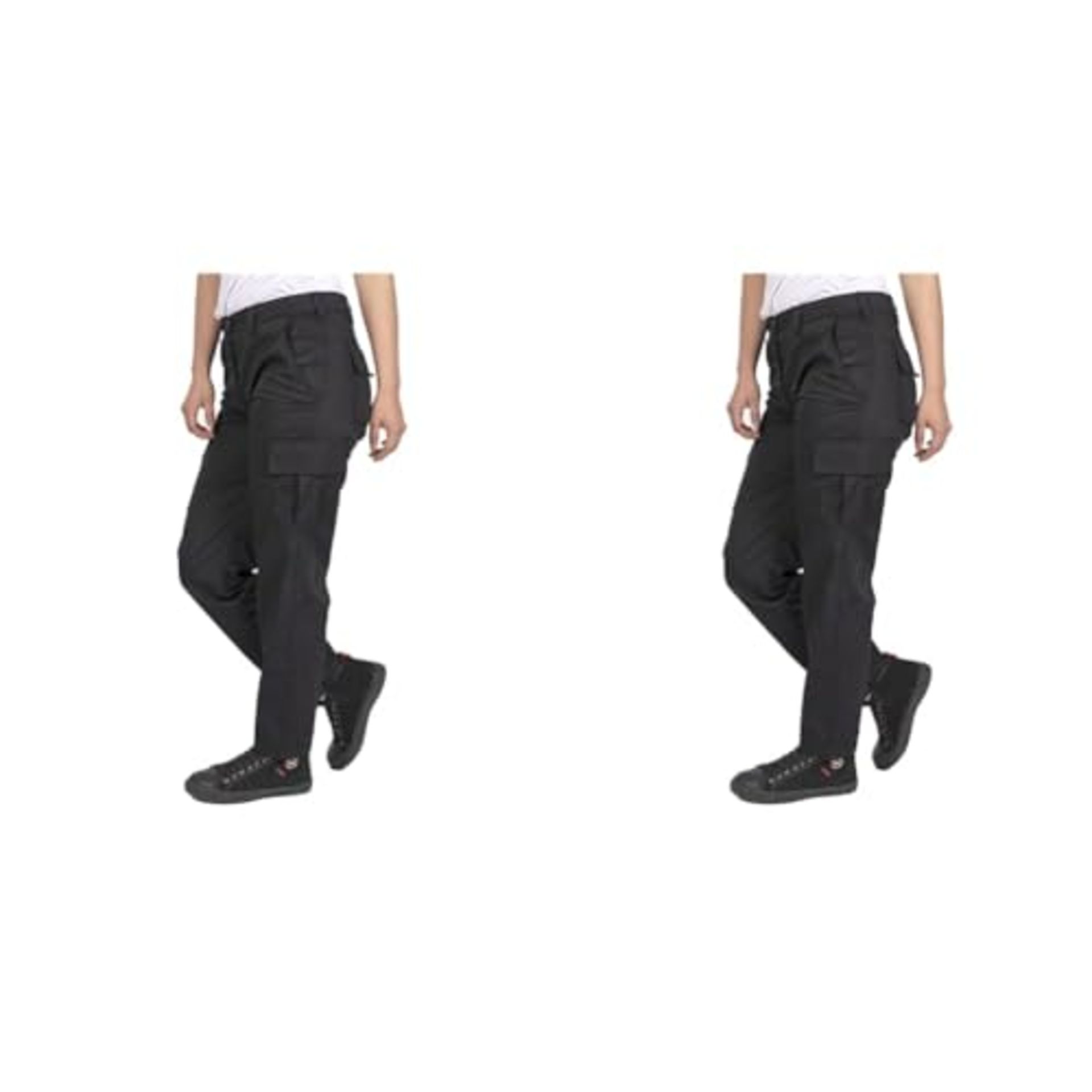 Lee Cooper Ladies Heavy Duty Easy Care Multi Pocket Work Safety Classic Cargo Pants Tr