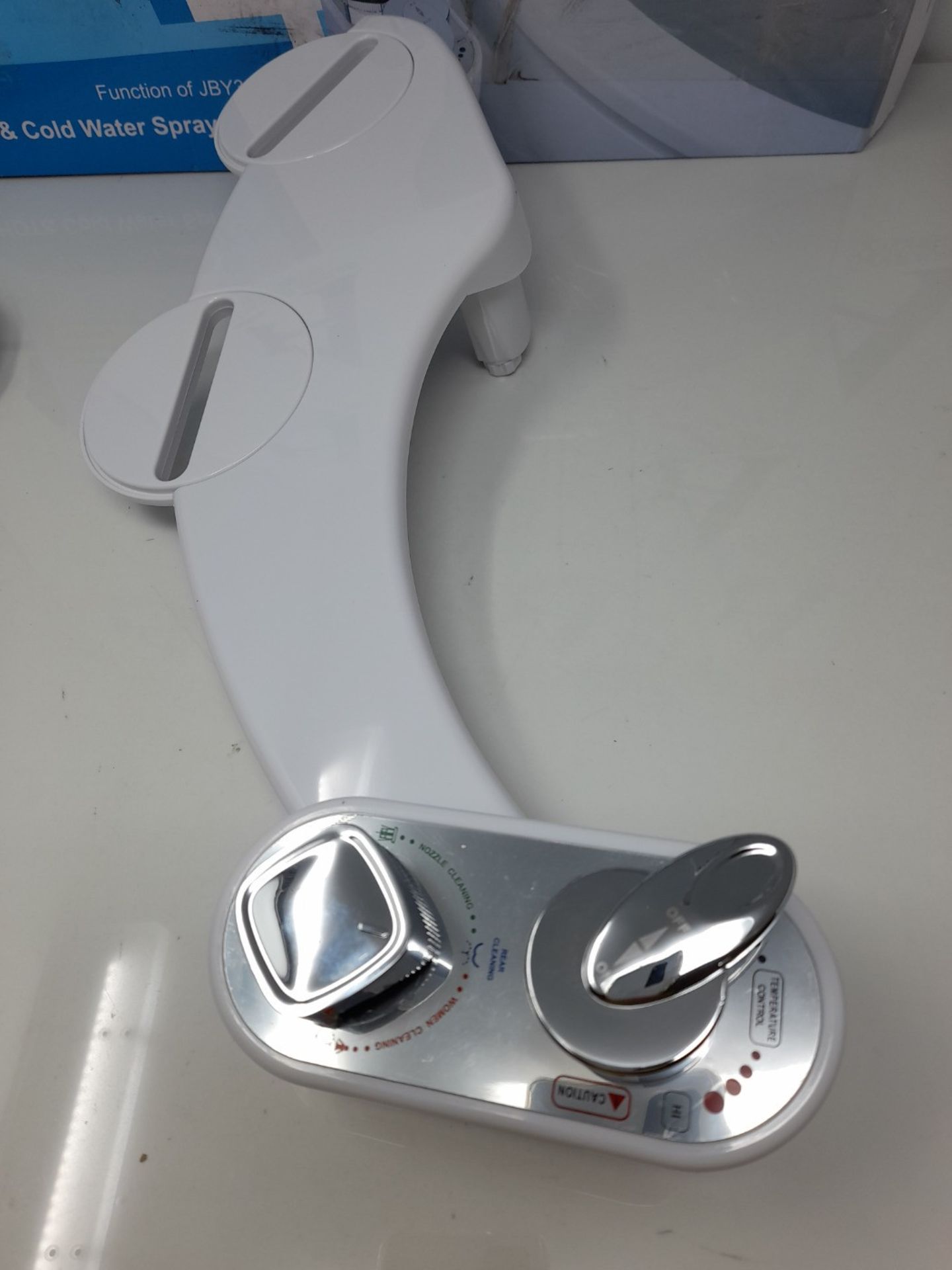 Bidet Toilet Seat Attachment, Hot&Cold Sprayer Bidet Non-Electric Mechanical, Self-Cle - Image 3 of 3