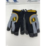 Ironclad IR-HUG-05/XL HUG-05-XL Gloves (XL), Black, 1 pair