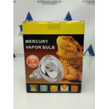DERNORD UVA UVB Heat Bulb - Mercury Vapor Lamp 80W for Turtle Snakes Bearded Dragon Vi