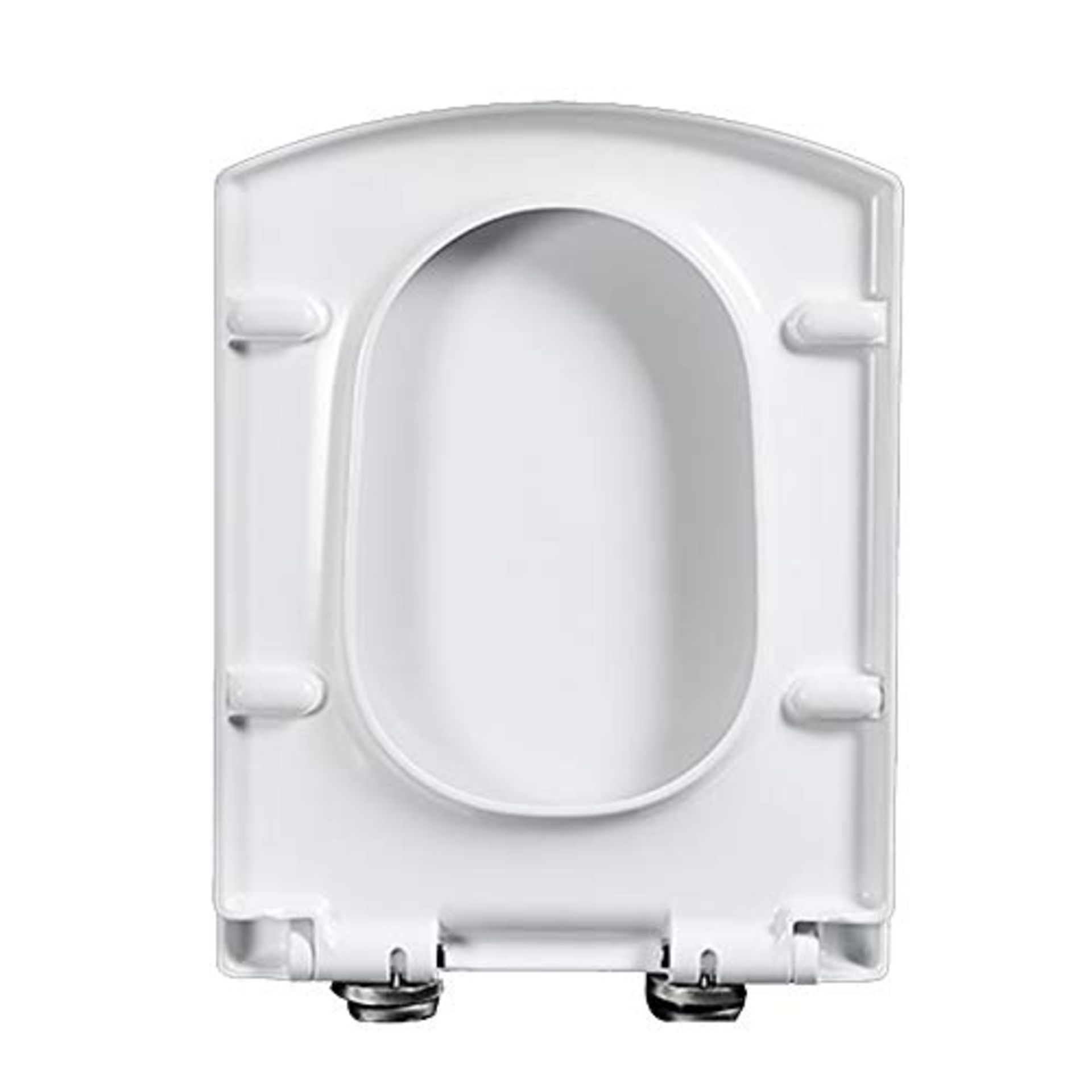 Keebgyy Toilet Seats Multifunctional Quiet Close PP Material Rectangle Type Thicken Mu