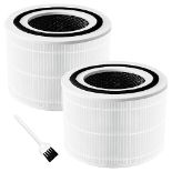 [2Pcs] Core 300 Replacement 3-in-1 HEPA Filters Compatible with LEVOIT Core 300 Air Pu
