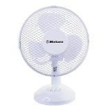 Belaco 9inch Table Fan Desk Fan with 2 Speed Oscillating cooling fan Stand Fan Low Noi