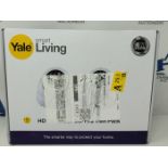 Yale Indoor HD 720 Dome Camera Twin Pack, HDC-302W-2,Yale SV-8C-4ABFX Smart Home CCTV