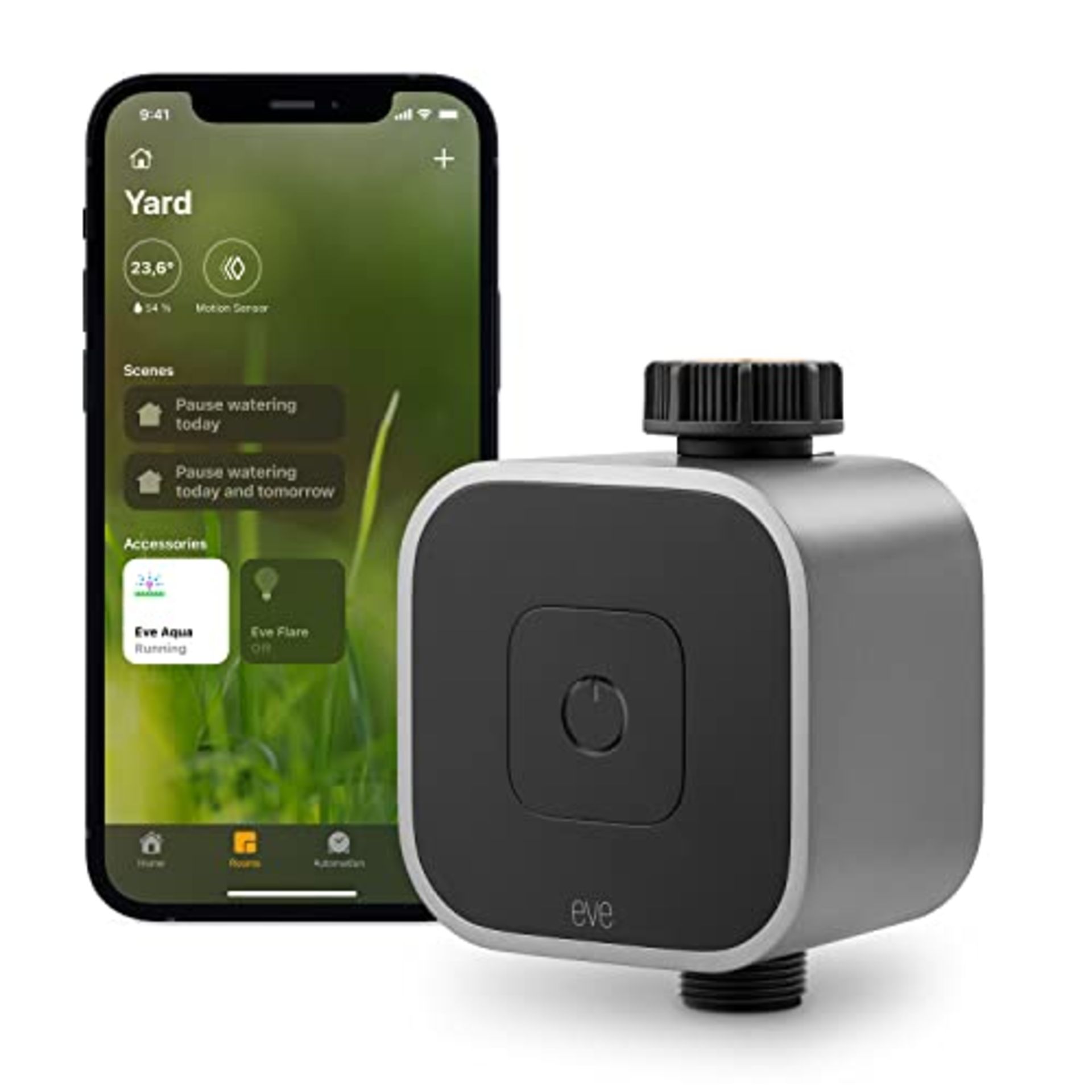 RRP £97.00 Eve Aqua  Smart Water Controller for Apple Home app or Siri, irrigate Automatically