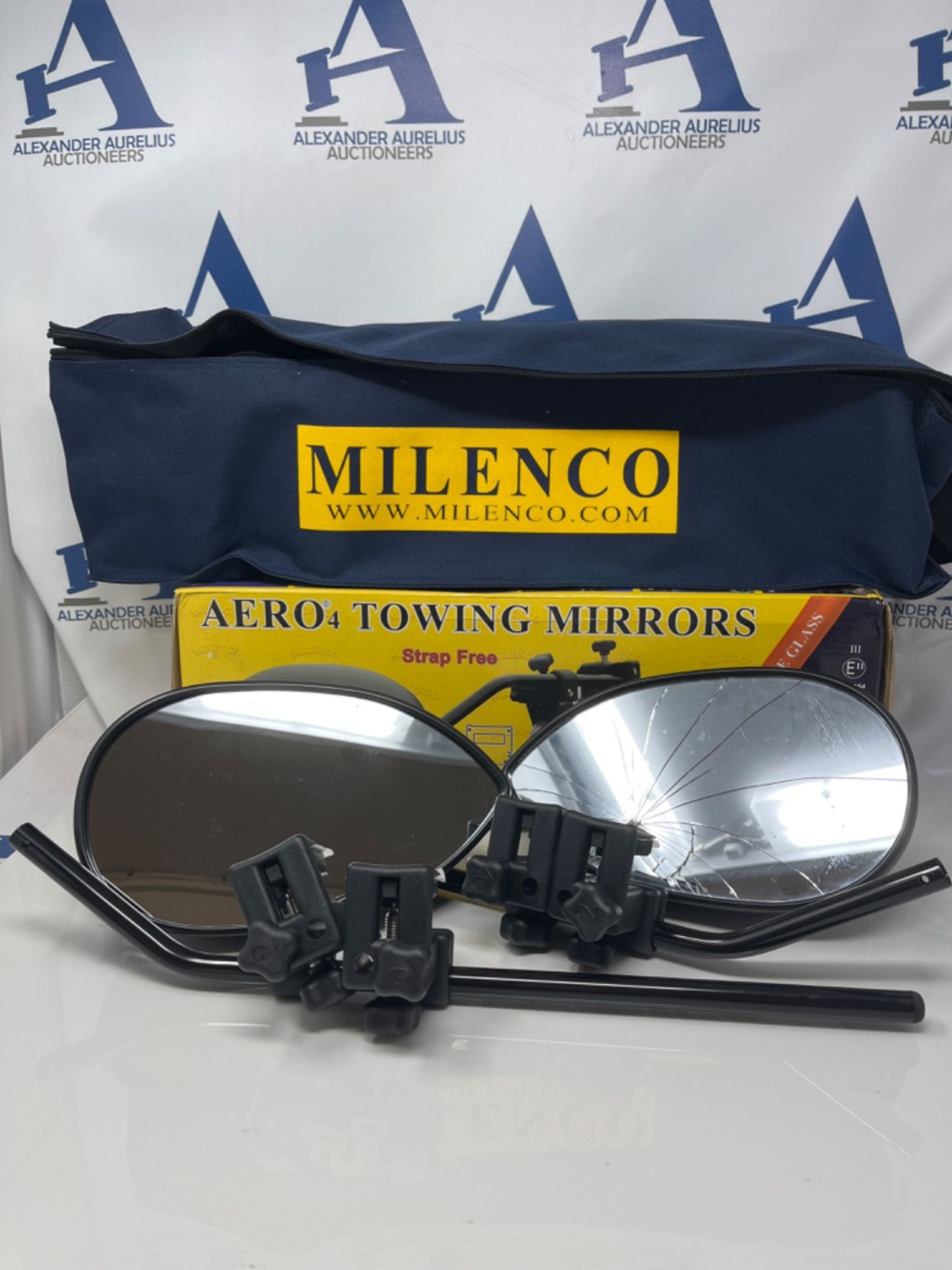 RRP £68.00 Milenco 2899 Universal Aero 4 towing mirrors, pack of 2 - Image 2 of 3