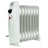 RRP £95.00 Challenge 0.9kW Mini Oil Filled Radiator - White