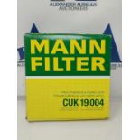 MANN-FILTER CUK 19 004 Interior Filter Pollen filter with active charcoal  For pass