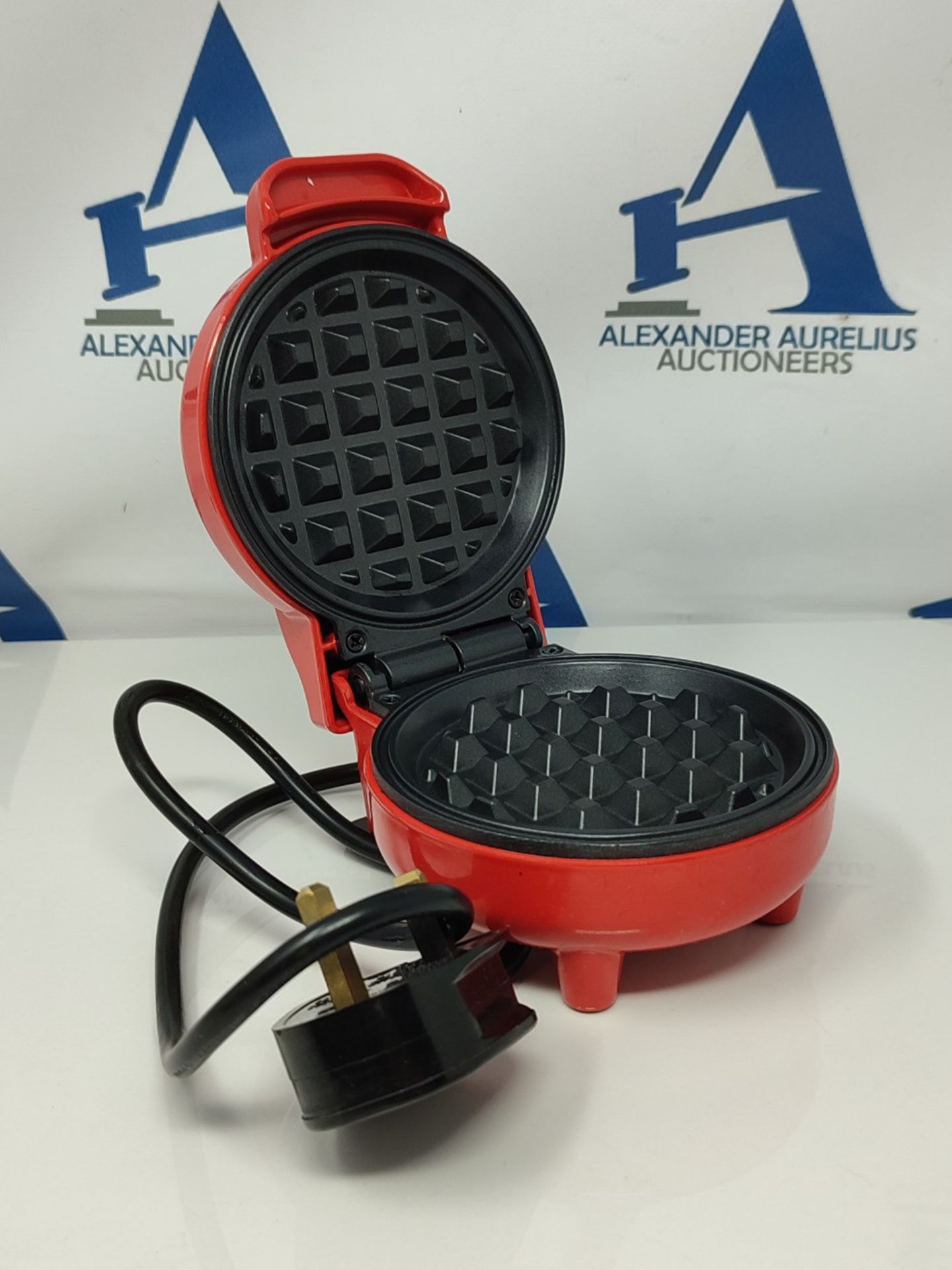 Tiastar ABW59 Mini, Small Belgian & American Waffle Maker/Machine, Power/Ready Indicat