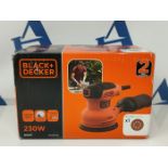 BLACK+DECKER 230 W 125 mm Random Orbit Electric Sander, BEW210-GB