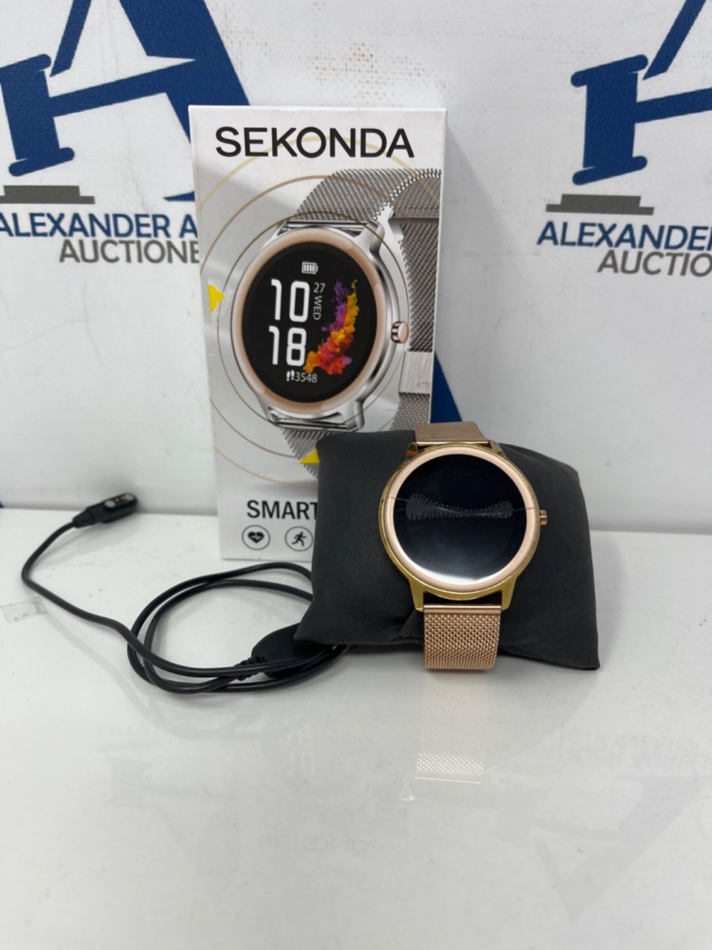 RRP £79.00 [CRACKED] Sekonda Flex Womens Smart Watch with Heart Rate and Sleep Monitor, Daily Act