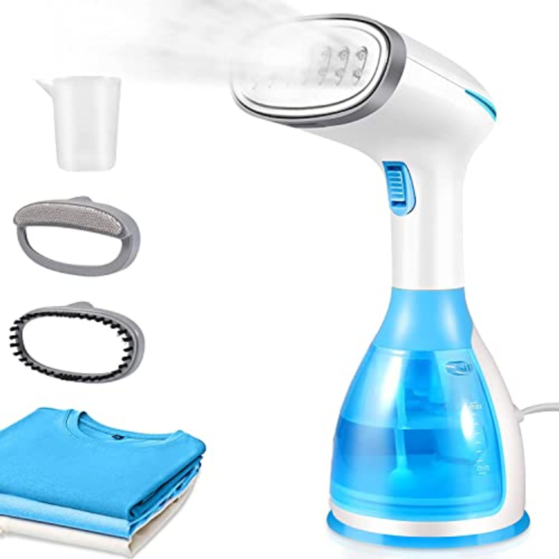 Steamer for Clothes, 15s Heat up Handheld Clothes Steamer with, Portable Garment Steam